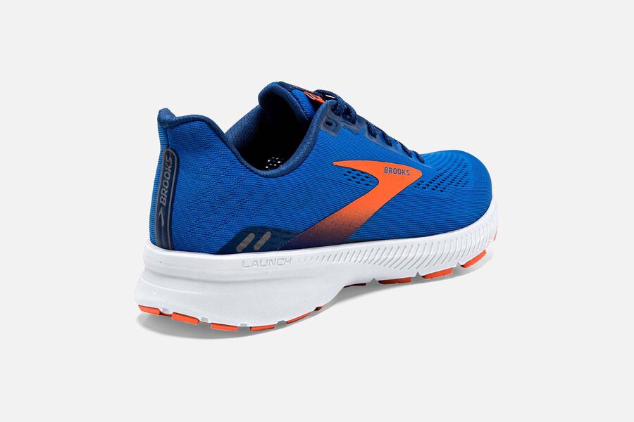 Brooks Launch 8 Road Running Shoes Mens Blue/Orange 435978-WMK